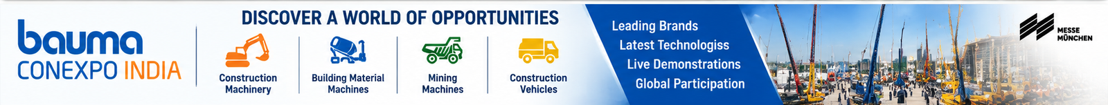 bauma CONEXPO INDIA — discover a world of opportunities