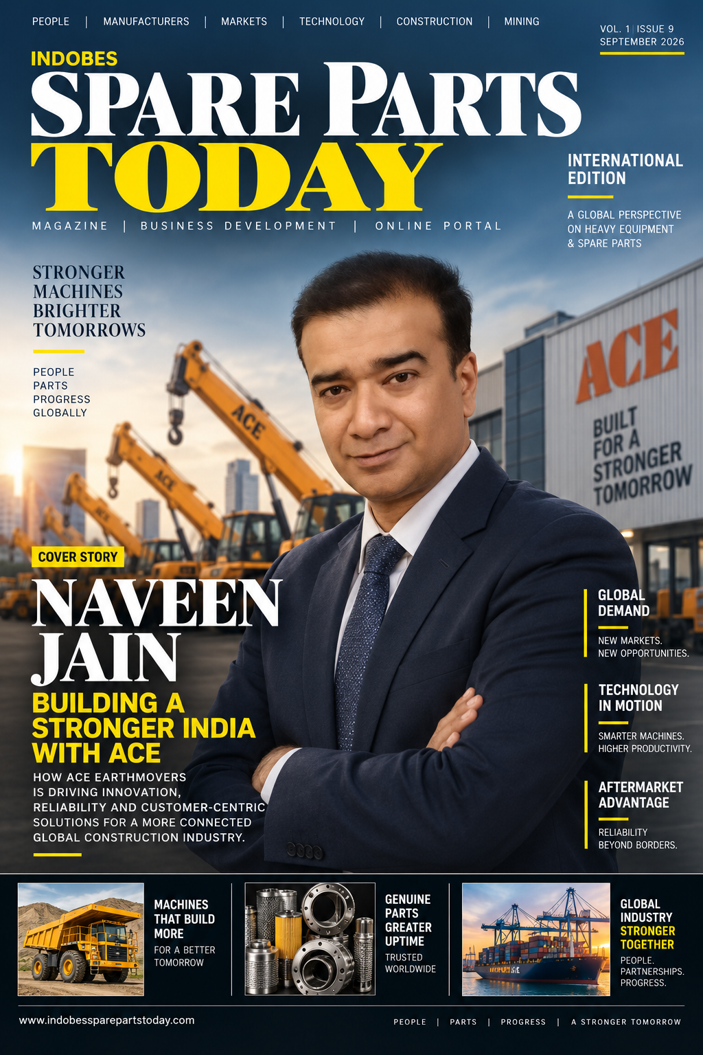 INDOBES Spare Parts Today International Edition print cover, Volume 1 Issue 9, September 2026